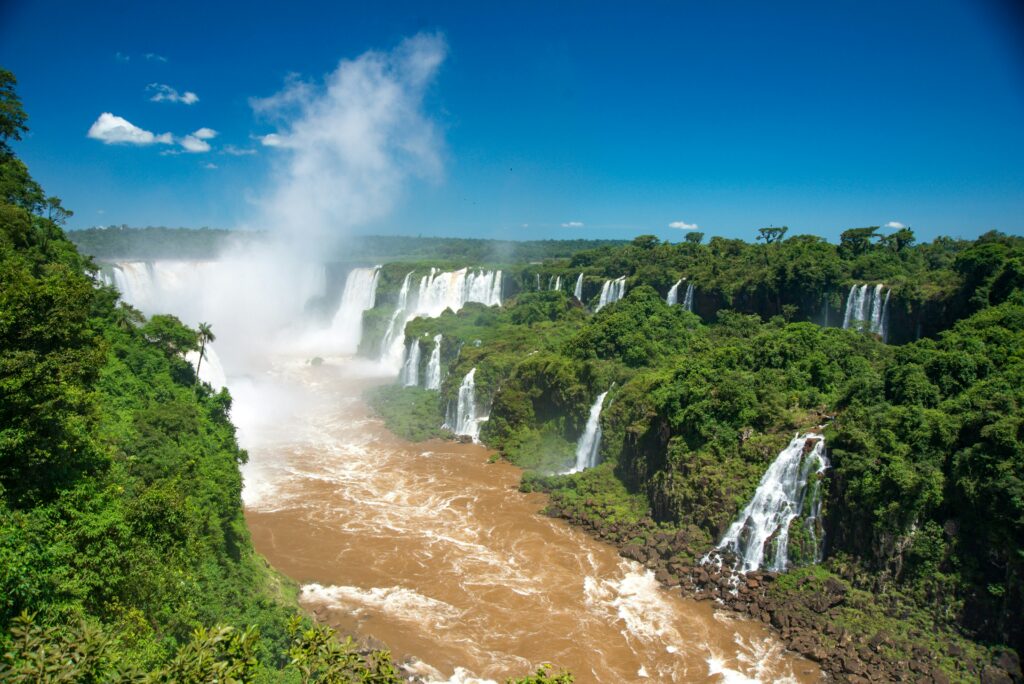 Photograph of Iguazu Falls from Prof. Stolley's syllabus for "Nature in the New World"